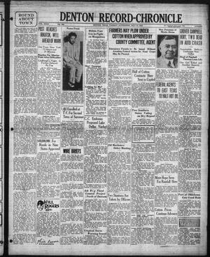 Denton Record-Chronicle (Denton, Tex.), Vol. 32, No. 290, Ed. 1 Tuesday, July 18, 1933