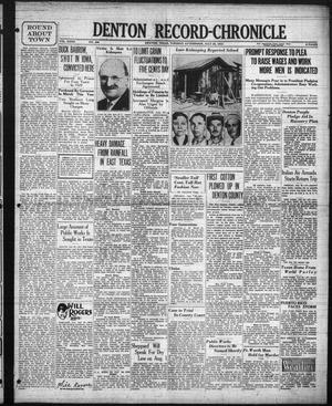 Denton Record-Chronicle (Denton, Tex.), Vol. 32, No. 296, Ed. 1 Tuesday, July 25, 1933