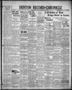 Newspaper: Denton Record-Chronicle (Denton, Tex.), Vol. 32, No. 301, Ed. 1 Monda…