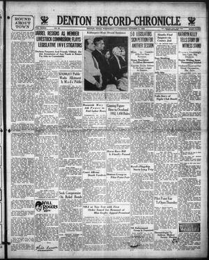 Denton Record-Chronicle (Denton, Tex.), Vol. 33, No. 50, Ed. 1 Wednesday, October 11, 1933