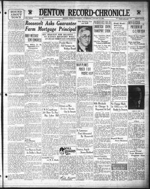 Denton Record-Chronicle (Denton, Tex.), Vol. 33, No. 128, Ed. 1 Wednesday, January 10, 1934