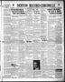 Newspaper: Denton Record-Chronicle (Denton, Tex.), Vol. 33, No. 232, Ed. 1 Frida…
