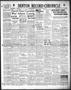 Newspaper: Denton Record-Chronicle (Denton, Tex.), Vol. 33, No. 246, Ed. 1 Monda…