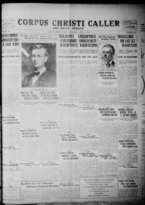 Corpus Christi Caller and Daily Herald (Corpus Christi, Tex.), Vol. 19, No. 100, Ed. 1, Wednesday, April 4, 1917