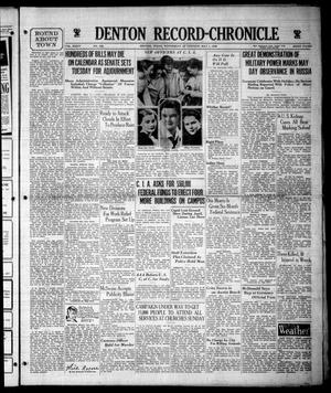 Denton Record-Chronicle (Denton, Tex.), Vol. 34, No. 223, Ed. 1 Wednesday, May 1, 1935