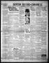 Newspaper: Denton Record-Chronicle (Denton, Tex.), Vol. 34, No. 293, Ed. 1 Monda…