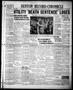 Newspaper: Denton Record-Chronicle (Denton, Tex.), Vol. 34, No. 302, Ed. 1 Thurs…