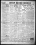 Newspaper: Denton Record-Chronicle (Denton, Tex.), Vol. 34, No. 305, Ed. 1 Monda…