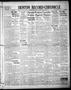 Newspaper: Denton Record-Chronicle (Denton, Tex.), Vol. 34, No. 312, Ed. 1 Tuesd…