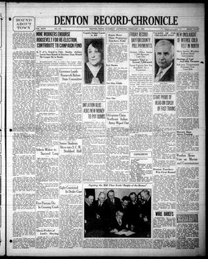 Denton Record-Chronicle (Denton, Tex.), Vol. 35, No. 147, Ed. 1 Saturday, February 1, 1936