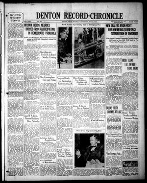 Denton Record-Chronicle (Denton, Tex.), Vol. 35, No. 243, Ed. 1 Saturday, May 23, 1936