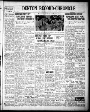 Denton Record-Chronicle (Denton, Tex.), Vol. 35, No. 261, Ed. 1 Saturday, June 13, 1936