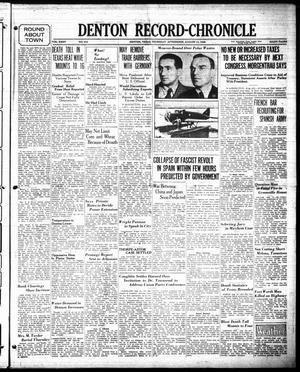 Denton Record-Chronicle (Denton, Tex.), Vol. 35, No. 313, Ed. 1 Thursday, August 13, 1936