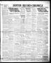 Newspaper: Denton Record-Chronicle (Denton, Tex.), Vol. 36, No. 9, Ed. 1 Tuesday…