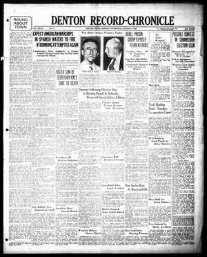 Denton Record-Chronicle (Denton, Tex.), Vol. 36, No. 14, Ed. 1 Monday, August 31, 1936