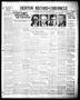 Primary view of Denton Record-Chronicle (Denton, Tex.), Vol. 36, No. 26, Ed. 1 Monday, September 14, 1936