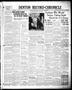 Newspaper: Denton Record-Chronicle (Denton, Tex.), Vol. 36, No. 45, Ed. 1 Tuesda…