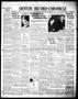 Newspaper: Denton Record-Chronicle (Denton, Tex.), Vol. 36, No. 110, Ed. 1 Monda…
