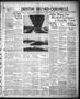 Thumbnail image of item number 1 in: 'Denton Record-Chronicle (Denton, Tex.), Vol. 36, No. 145, Ed. 1 Saturday, January 30, 1937'.