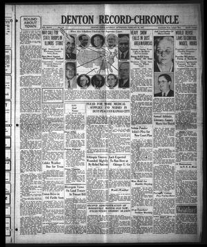 Denton Record-Chronicle (Denton, Tex.), Vol. 36, No. 163, Ed. 1 Saturday, February 20, 1937
