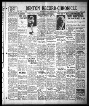 Denton Record-Chronicle (Denton, Tex.), Vol. 36, No. 231, Ed. 1 Tuesday, May 11, 1937