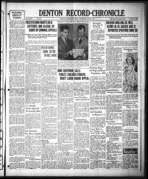 Denton Record-Chronicle (Denton, Tex.), Vol. 36, No. 256, Ed. 1 Wednesday, June 9, 1937