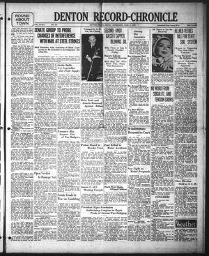 Denton Record-Chronicle (Denton, Tex.), Vol. 36, No. 258, Ed. 1 Friday, June 11, 1937