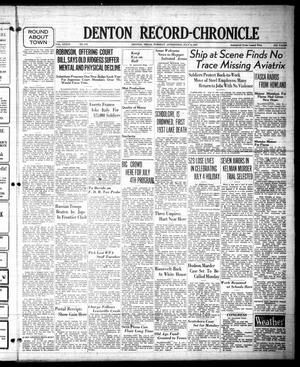 Denton Record-Chronicle (Denton, Tex.), Vol. 36, No. 279, Ed. 1 Tuesday, July 6, 1937