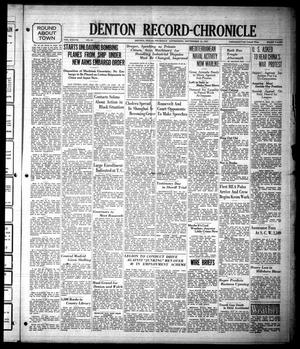 Denton Record-Chronicle (Denton, Tex.), Vol. 37, No. 28, Ed. 1 Thursday, September 16, 1937