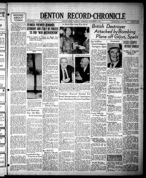 Denton Record-Chronicle (Denton, Tex.), Vol. 37, No. 30, Ed. 1 Saturday, September 18, 1937