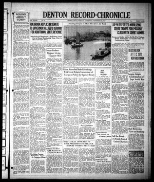 Denton Record-Chronicle (Denton, Tex.), Vol. 37, No. 38, Ed. 1 Tuesday, September 28, 1937