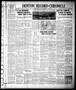 Newspaper: Denton Record-Chronicle (Denton, Tex.), Vol. 37, No. 57, Ed. 1 Wednes…