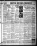 Thumbnail image of item number 1 in: 'Denton Record-Chronicle (Denton, Tex.), Vol. 37, No. 65, Ed. 1 Friday, October 29, 1937'.