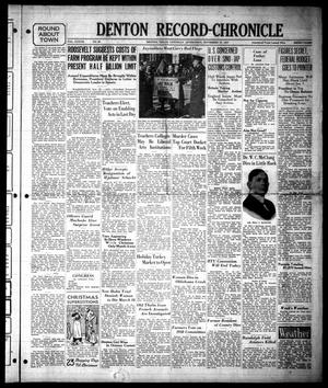 Denton Record-Chronicle (Denton, Tex.), Vol. 37, No. 90, Ed. 1 Saturday, November 27, 1937
