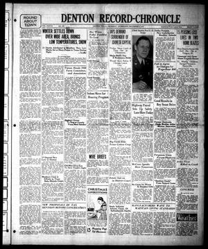 Denton Record-Chronicle (Denton, Tex.), Vol. 37, No. 100, Ed. 1 Thursday, December 9, 1937