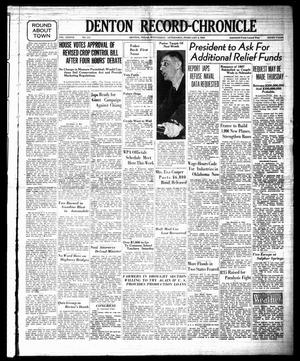 Denton Record-Chronicle (Denton, Tex.), Vol. 37, No. 153, Ed. 1 Wednesday, February 9, 1938