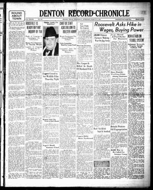 Denton Record-Chronicle (Denton, Tex.), Vol. 37, No. 189, Ed. 1 Wednesday, March 23, 1938