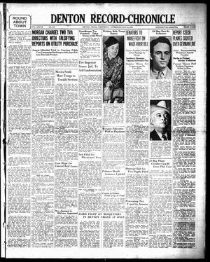 Denton Record-Chronicle (Denton, Tex.), Vol. 37, No. 243, Ed. 1 Wednesday, May 25, 1938