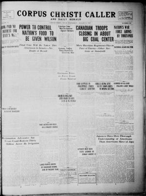 Corpus Christi Caller and Daily Herald (Corpus Christi, Tex.), Vol. 19, No. 207, Ed. 1, Wednesday, August 8, 1917