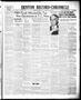 Newspaper: Denton Record-Chronicle (Denton, Tex.), Vol. 37, No. 267, Ed. 1 Wedne…