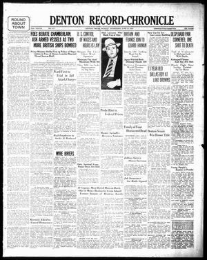 Denton Record-Chronicle (Denton, Tex.), Vol. 37, No. 271, Ed. 1 Monday, June 27, 1938