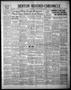 Newspaper: Denton Record-Chronicle (Denton, Tex.), Vol. 37, No. 289, Ed. 1 Monda…