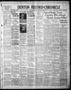 Newspaper: Denton Record-Chronicle (Denton, Tex.), Vol. 38, No. 1, Ed. 1 Tuesday…