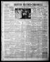 Newspaper: Denton Record-Chronicle (Denton, Tex.), Vol. 38, No. 20, Ed. 1 Wednes…