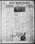 Newspaper: Denton Record-Chronicle (Denton, Tex.), Vol. 38, No. 107, Ed. 1 Satur…