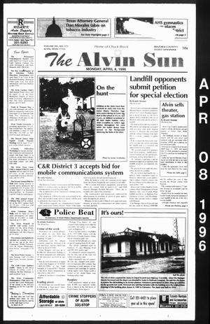 The Alvin Sun (Alvin, Tex.), Vol. 105, No. 173, Ed. 1 Monday, April 8, 1996