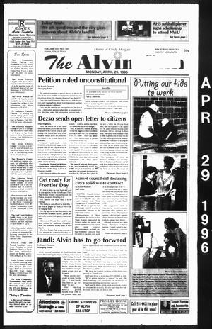 The Alvin Sun (Alvin, Tex.), Vol. 105, No. 181, Ed. 1 Monday, April 29, 1996