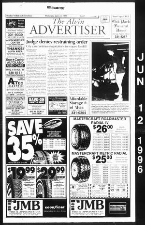 The Alvin Advertiser (Alvin, Tex.), Ed. 1 Wednesday, June 12, 1996