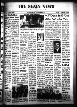 The Sealy News (Sealy, Tex.), Vol. 85, No. 1, Ed. 1 Thursday, March 29, 1973