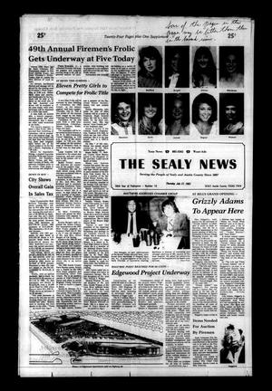 Primary view of object titled 'The Sealy News (Sealy, Tex.), Vol. 96, No. 18, Ed. 1 Thursday, July 21, 1983'.